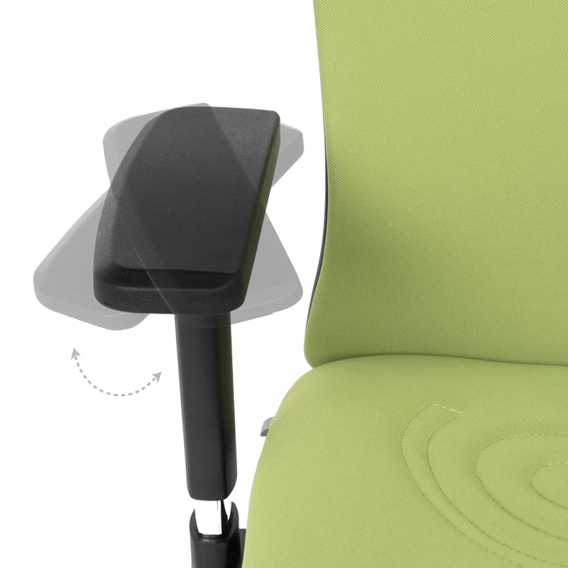 Ергономичен офис стол Carmen COTIA зелен